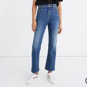 Madewell slim demi boot jean, size 30